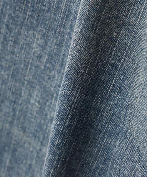 B'2nd（ビーセカンド）の「SURT（サート）Damage Wide Pants（デニムパンツ・レディース・ブルー・S/M/XS）」の4枚目の写真