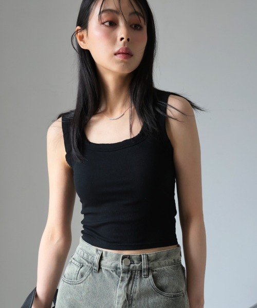 kostas murkudis コスタスムルクディス　ブラックタンクトップ　36 kostas murkudis コスタスムルクディス ブラックタンクトップ 36