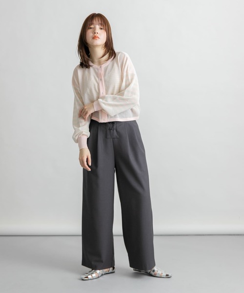 セール】『2サイズ展開』レースアップパンツ（その他パンツ）｜KBF