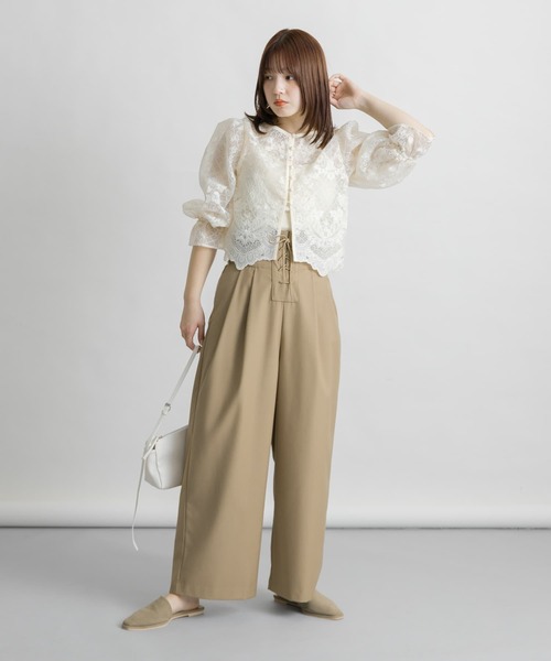 セール】『2サイズ展開』レースアップパンツ（その他パンツ）｜KBF