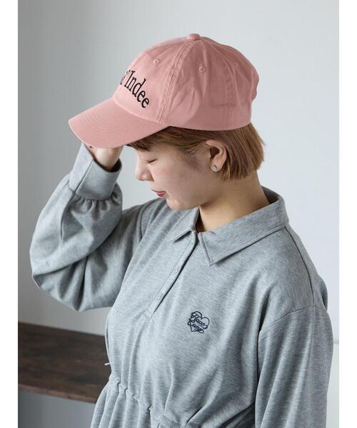 ehka sopo（エヘカソポ）の「ウェーブロゴ刺繍キャップ（ハット・レディース・ブルー/ブラック/レッド/ピンク・F）」の5枚目の写真