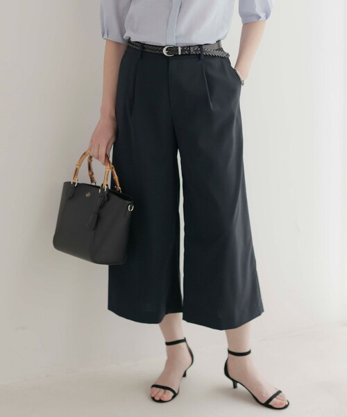 J.PRESS Ladies(J.プレス レディス)の「【洗える】GORIAN TWILL クロップド パンツ(その他パンツ・レディース・ベージュ系/カーキ系/ネイビー系・XS/S)」の3枚目の写真