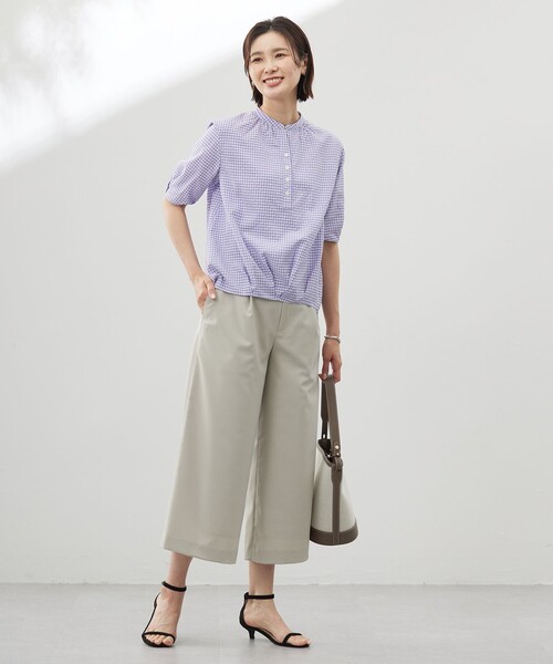 J.PRESS Ladies(J.プレス レディス)の「【洗える】GORIAN TWILL クロップド パンツ(その他パンツ・レディース・ベージュ系/カーキ系/ネイビー系・XS/S)」の9枚目の写真