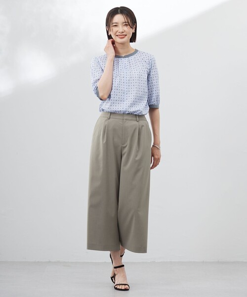 J.PRESS Ladies(J.プレス レディス)の「【洗える】GORIAN TWILL クロップド パンツ(その他パンツ・レディース・ベージュ系/カーキ系/ネイビー系・XS/S)」の10枚目の写真