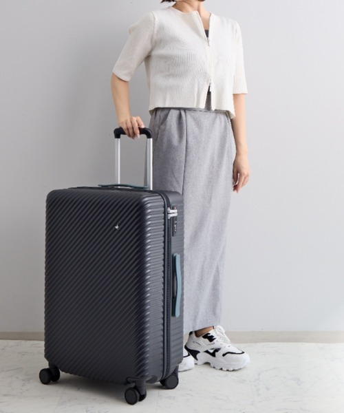 HaNT(ハント)の「スーツケース ココント 58L キャスターストッパー 05514(スーツケース/キャリーバッグ・レディース・イエロー/ピンク/モーブ系/ネイビー・FREE)」の8枚目の写真