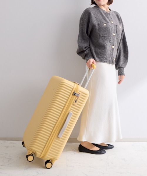 HaNT(ハント)の「スーツケース ココント 58L キャスターストッパー 05514(スーツケース/キャリーバッグ・レディース・イエロー/ピンク/モーブ系/ネイビー・FREE)」の12枚目の写真