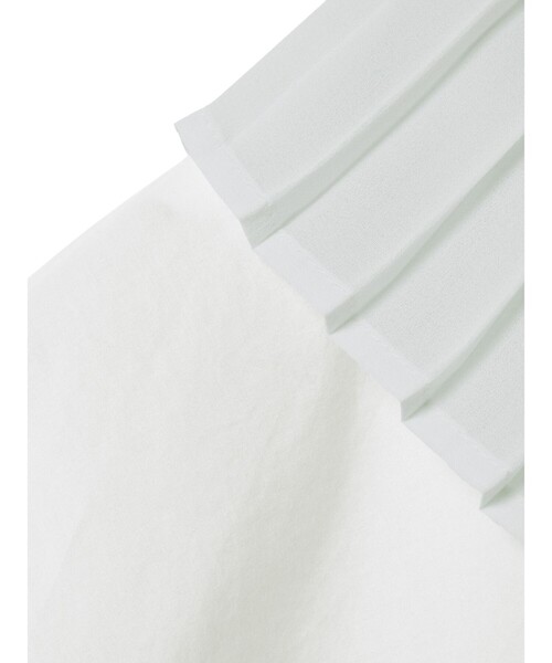 mizuiroind（ミズイロインド）の「mizuiro ind プリーツカラーシャツ（シャツ/ブラウス・レディース・アイボリー/ネイビー/ブラック/グレー系その他2/ブラック系その他2・FREE）」の9枚目の写真