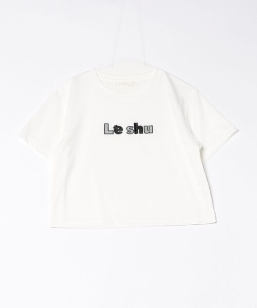 12Twelve Agenda(トゥエルブ アジェンダ)の「刺繍ロゴTシャツ(Tシャツ/カットソー・レディース・ホワイト系その他/オフホワイト・M)」の1枚目の写真