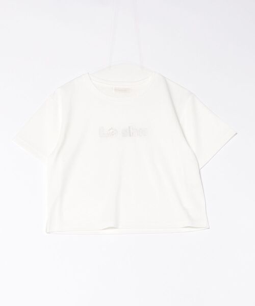 12Twelve Agenda(トゥエルブ アジェンダ)の「刺繍ロゴTシャツ(Tシャツ/カットソー・レディース・ホワイト系その他/オフホワイト・M)」の2枚目の写真