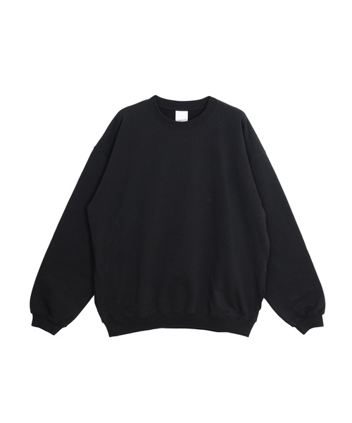 COMMON BASE(コモンベース)の「BLANK B SWEATSHIRT | COMMON BASE(スウェット・メンズ・ブラック/杢グレー/ライトイエロー/スモークピンク・MEDIUM/LARGE/X-LARGE)」の6枚目の写真