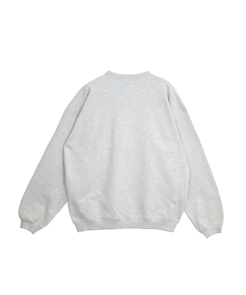 COMMON BASE(コモンベース)の「BLANK B SWEATSHIRT | COMMON BASE(スウェット・メンズ・ブラック/杢グレー/ライトイエロー/スモークピンク・MEDIUM/LARGE/X-LARGE)」の13枚目の写真