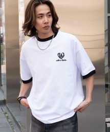 WEGO | WEGO/【25年春夏新作】アクセ付きリンガーグラフィックT(Tシャツ/カットソー)