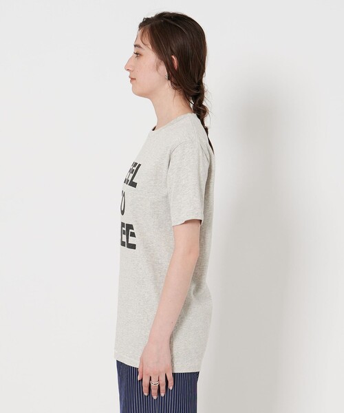 tシャツ 「別注」「MIXTA」FEEL FREE Tシャツ LT.GRAY レディース 別注】＜MIXTA＞FEEL FREE Tシャツ LT.GRAY（Tシャツ/カットソー