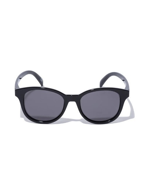 NEW ERA(ニューエラ)の「NEW ERA/ニューエラ サングラス ボストン スクエアレンズ シャイニーブラックフレーム グリーングレーレンズ 14518157(サングラス・メンズ・ブラック×グレー・FREE)」の7枚目の写真