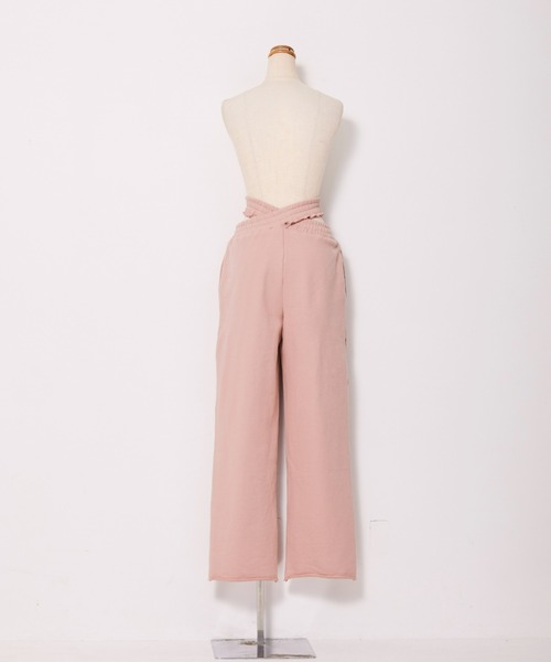 FIG&VIPER（フィグアンドバイパー）の「XウエストlogoスウェットPT（スウェットパンツ・レディース・ライトグレー/ブラック/ライトピンク・FREE）」の17枚目の写真