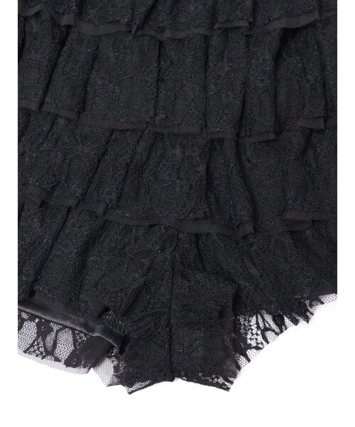 GYDA（ジェイダ）の「Mix material フリルデザインショートパンツ（その他パンツ・レディース・オフホワイト/ブラック/その他1・FREE）」の19枚目の写真