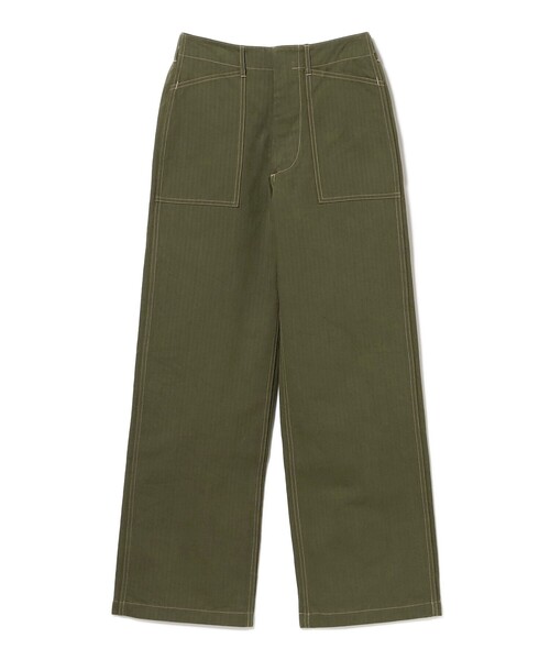 Buzz Rickson's(バズリクソンズ)の「BUZZ RICKSON'S / U.S. MARINE CORPS M-1941 HERRINGBONE PANTS SHORT LENGTH(その他パンツ・レディース・オリーブ・30inch)」の2枚目の写真