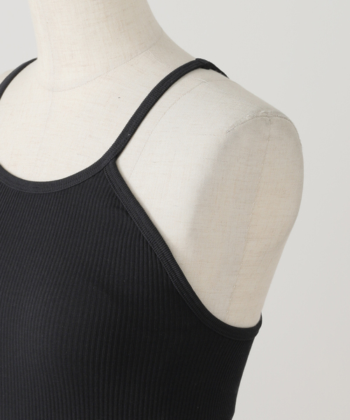 HAKUJI（ハクジ）の「【HAKUJI/ハクジ】Twist cotton bra TT：タンクトップ（その他アンダーウェア/インナー・レディース・アイボリー/ブラック・FREE）」の6枚目の写真