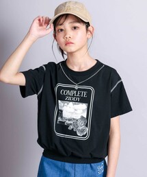 ZIDDY（ジディ）の「ネックレス付きバラモチーフTシャツ(130~160cm)（Tシャツ/カットソー・キッズ）」