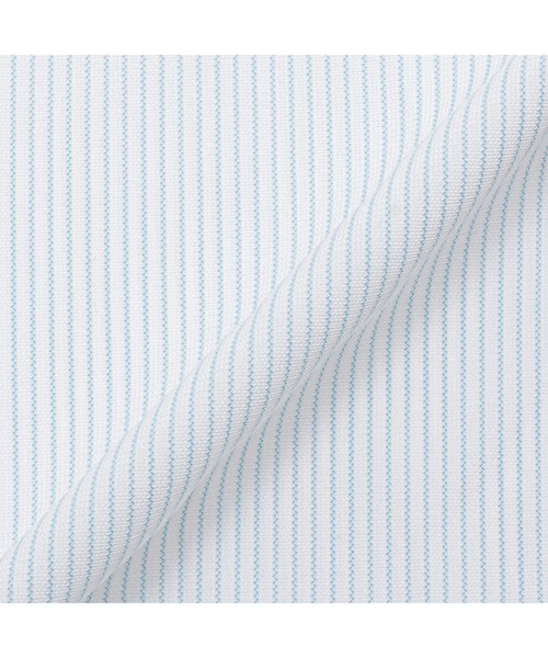 TOKYO SHIRTS（トウキョウシャツ）の「形態安定ノーアイロン ボタンダウン 長袖ストレッチビジネスワイシャツ（ビジネスシャツ・メンズ・ライトグリーン・首回り39cm-裄丈80cm/首回り39cm-裄丈84cm/首回り41cm-裄丈82cm/首回り41cm-裄丈86cm/首回り42cm-裄丈82cm/首回り42cm-裄丈86cm/首回り43cm-裄丈82cm/首回り43cm-裄丈86cm/首回り37cm-裄丈80cm）」の5枚目の写真