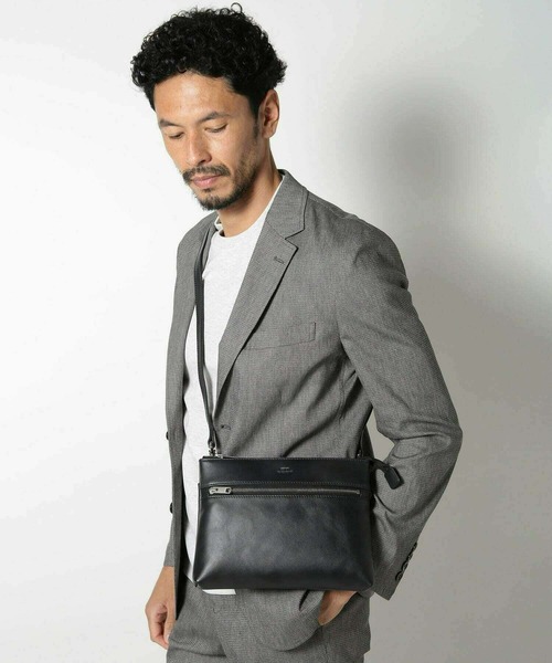 MEN'S BIGI(メンズビギ)の「【SEEKER/シーカー】別注2wayクラッチ&ショルダーバッグ(ショルダーバッグ・メンズ・ネイビー/グリーン/ブラック・FREE)」の19枚目の写真