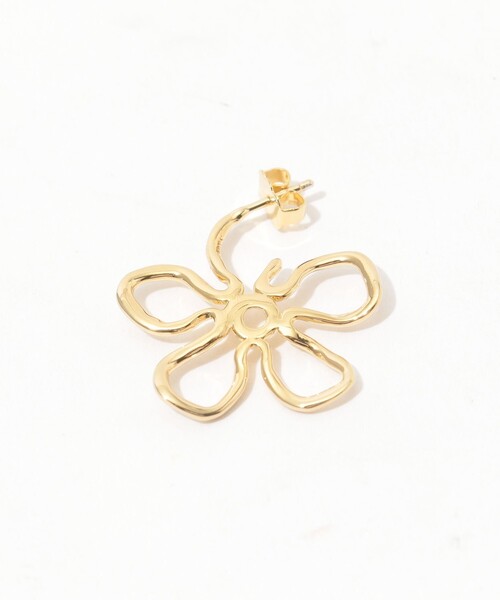 TOMORROWLAND (トゥモローランド)の「Kara Yoo FLORA HOOPS MEDIUM ピアス(ピアス(両耳用)・レディース・シルバー/ゴールド・FREE)」の8枚目の写真