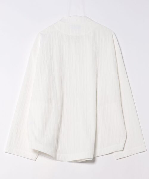 +CLOSET(プラスクローゼット)の「クリンクル加工シャツブルゾン(シャツ/ブラウス・メンズ・グリーン/ホワイト/ブラック・X-LARGE/LARGE/MEDIUM)」の16枚目の写真