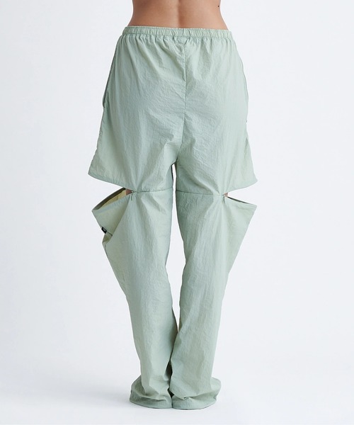 ROXY（ロキシー）の「【ROXY/ロキシー】24SS MY OASIS PANTS/ベンチレーション付きシャリ感ドローコード付きナイロンパンツ（その他パンツ・レディース・グリーン/ブラック/レッド・MEDIUM/LARGE）」の18枚目の写真