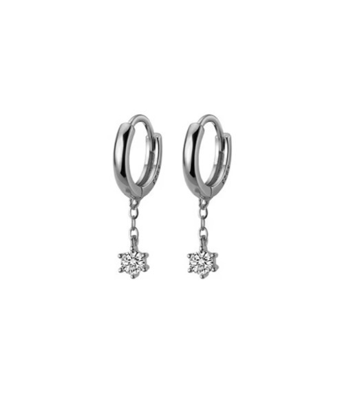 almo(アルモ)の「ストーンピアス(BDS)(ピアス(両耳用)・レディース・ゴールド/シルバー・FREE)」の1枚目の写真