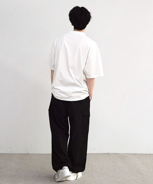 RATTLE TRAP(ラトルトラップ)の「【CHAOTIC】別注メロイックサインプリントオーバーサイズTシャツ(Tシャツ/カットソー・メンズ・ブラック/ホワイト・M/L/LL)」の11枚目の写真