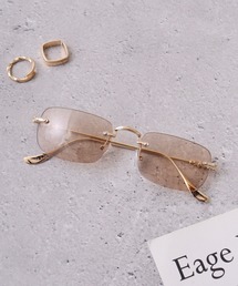 Ray-Ban スクエアサングラス ブラウンレンズ Ray-Ban レイバン サングラス ライトブラウン ライトカラー