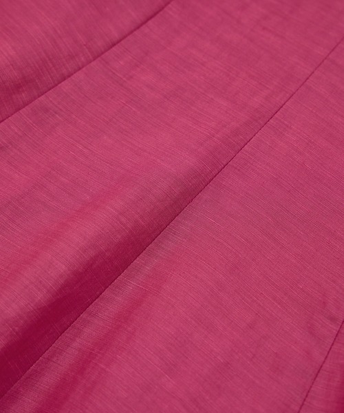 ROPE'(ロペ)の「【洗える】ブライトリネン パッチワンピース(ワンピース・レディース・ベージュ/ピンク・FREE)」の7枚目の写真