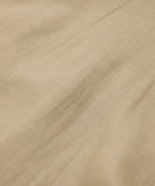 ROPE'(ロペ)の「【洗える】ブライトリネン パッチワンピース(ワンピース・レディース・ベージュ/ピンク・FREE)」の6枚目の写真