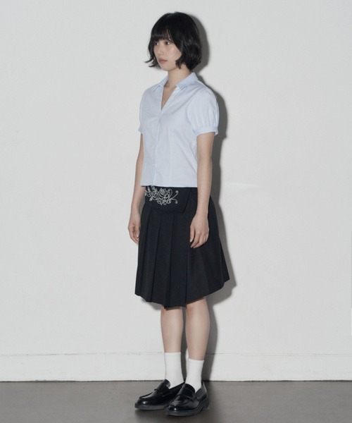 Midnight Move（ミッドナイトムーブ）の「Midnight Move／PEARLスカート（スカート・レディース・ブラック/グレー・SMALL）」の19枚目の写真