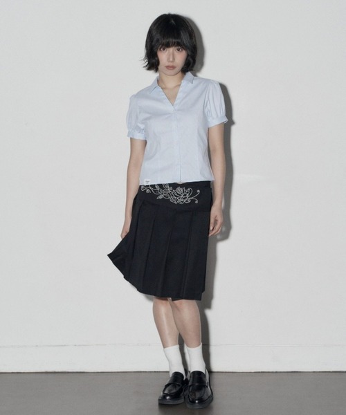 Midnight Move（ミッドナイトムーブ）の「Midnight Move／PEARLスカート（スカート・レディース・ブラック/グレー・SMALL）」の16枚目の写真