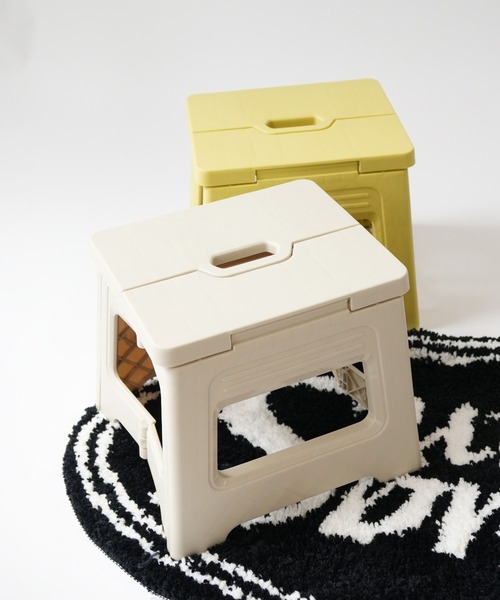 新品 INTERBREED LOGO STOOL スツール 折り畳みチェア イス Port / ポート 】 折りたたみ式 ミニ椅子 / コンパクト チェア イス