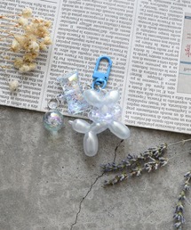 styiro（スタイロ）の「クリアバルーン&キャンディアクリルチャーム（キーホルダー）」