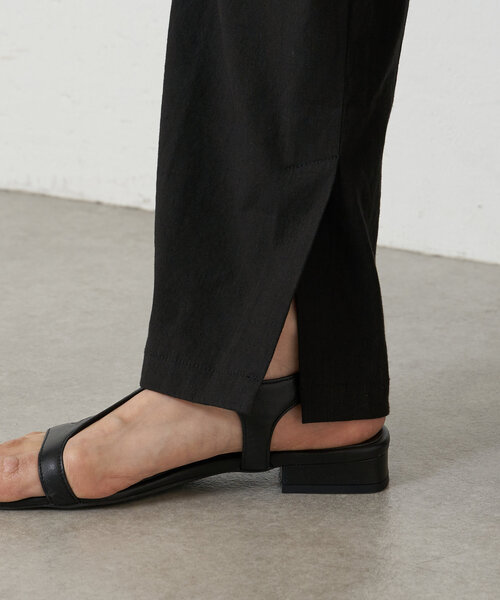 BEARDSLEY（ビアズリー）の「リネン混スリムパンツ（その他パンツ・レディース・ブラック/ベージュ系その他・FREE）」の13枚目の写真