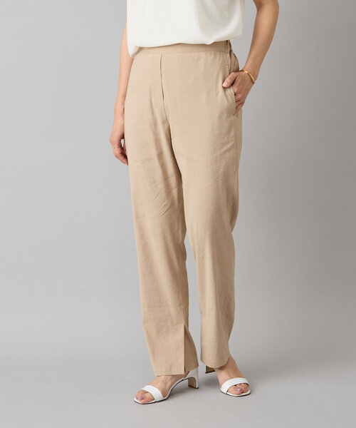 BEARDSLEY（ビアズリー）の「リネン混スリムパンツ（その他パンツ・レディース・ブラック/ベージュ系その他・FREE）」の18枚目の写真