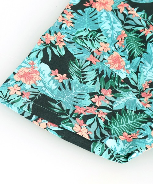 anap mimpi（アナップミンピ）の「ボタニカル柄 レーヨン 開襟 半袖 シャツ【セットアップ着用可】（シャツ/ブラウス・レディース・グリーン/ブラック・FREE）」の17枚目の写真