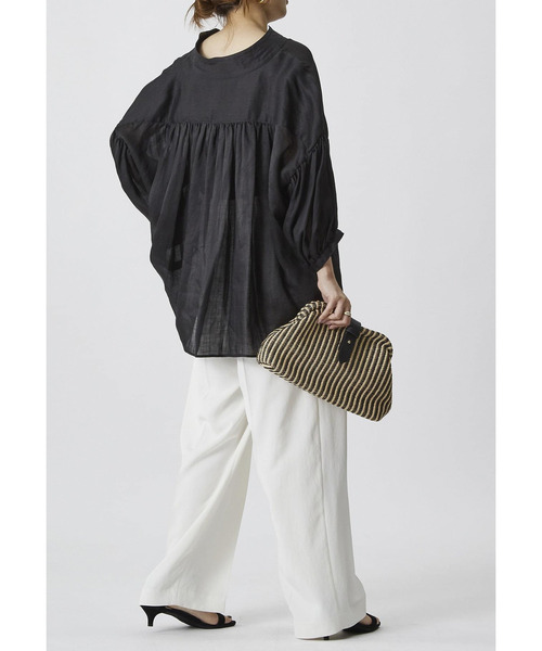 1er Arrondissement◆ブラウス/--/--/BLK/無地// シアーTブラウス】｜1er Arrondissement（プルミエ アロンディス