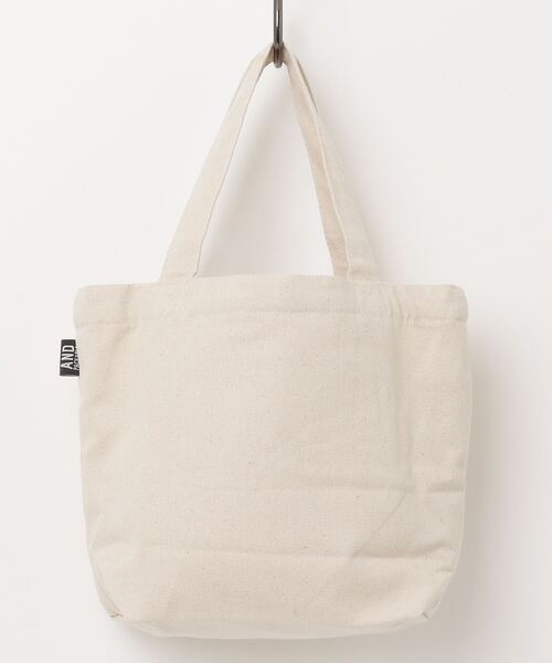 AND PACKABLE（アンドパッカブル）の「AND PACKABLE キャットフェイス ミニトートバッグ（トートバッグ・レディース・グレー/ホワイト系その他/ブラウン・FREE）」の6枚目の写真