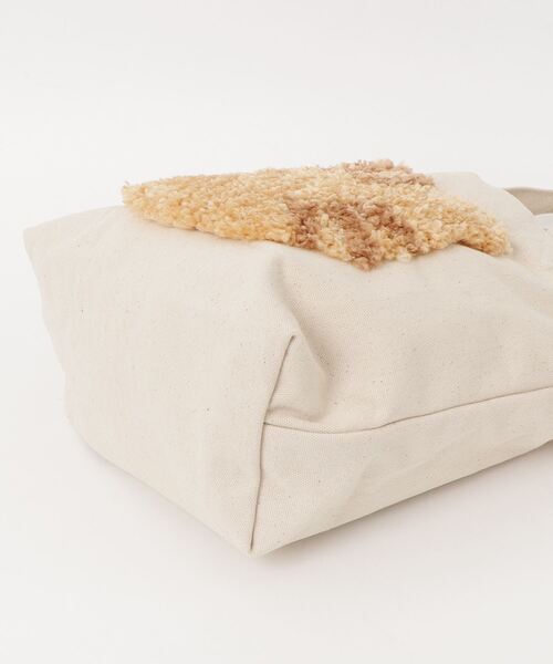 AND PACKABLE（アンドパッカブル）の「AND PACKABLE キャットフェイス ミニトートバッグ（トートバッグ・レディース・グレー/ホワイト系その他/ブラウン・FREE）」の7枚目の写真