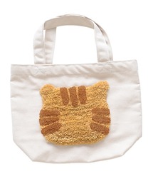 AND PACKABLE（アンドパッカブル）の「AND PACKABLE キャットフェイス ミニトートバッグ（トートバッグ）」