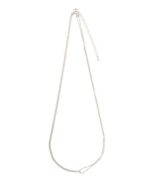 B:MING by BEAMS（ビーミングバイビームス）の「ダブル チェーン ネックレス（ネックレス・レディース・シルバー/ゴールド・ONE SIZE）」の3枚目の写真