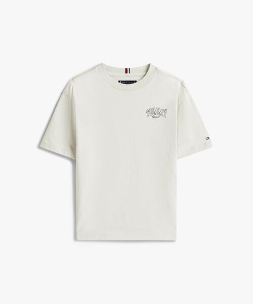 TOMMY HILFIGER（トミーヒルフィガー）の「BOYS バーシティグラフィックプリントショートスリーブTシャツ（Tシャツ/カットソー・キッズ・グリーン系その他/ホワイト・160cm/130cm/150cm/140cm）」の10枚目の写真