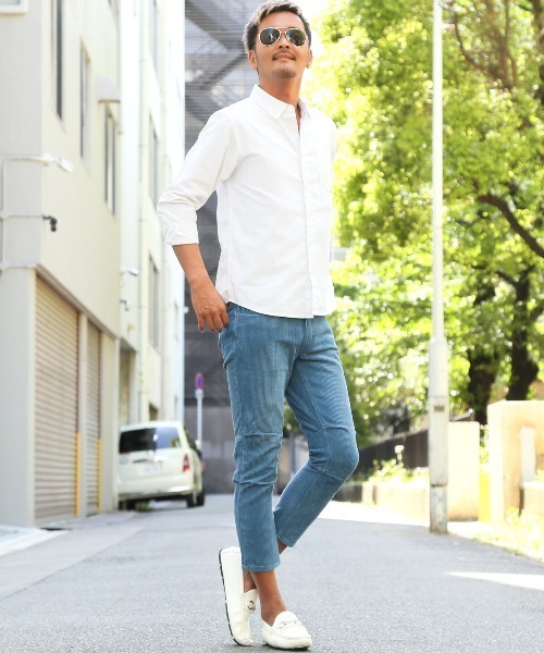 LUXSTYLE(ラグスタイル)の「コーデュロイタック入りクロップドパンツ(その他パンツ・メンズ・ピンク/グレイッシュベージュ/ライトベージュ/ネイビー・XL/L/M/S)」の20枚目の写真