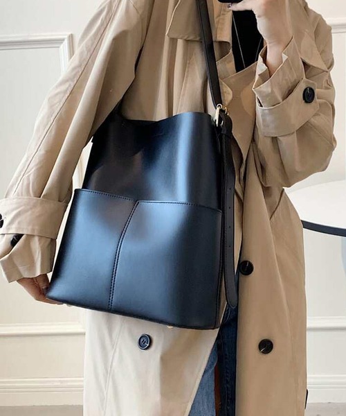 NOLITA LABORATORY（ノリータラボラトリー）の「【 NOLITA / ノリータ 】バケツ型  ショルダーバッグ（ショルダーバッグ・レディース・ブラック/カーキブラウン・FREE）」の13枚目の写真