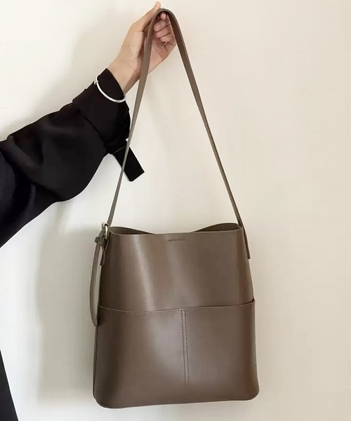 NOLITA LABORATORY（ノリータラボラトリー）の「【 NOLITA / ノリータ 】バケツ型  ショルダーバッグ（ショルダーバッグ・レディース・ブラック/カーキブラウン・FREE）」の9枚目の写真