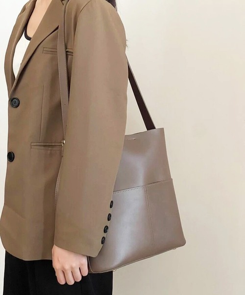 NOLITA LABORATORY（ノリータラボラトリー）の「【 NOLITA / ノリータ 】バケツ型  ショルダーバッグ（ショルダーバッグ・レディース・ブラック/カーキブラウン・FREE）」の10枚目の写真